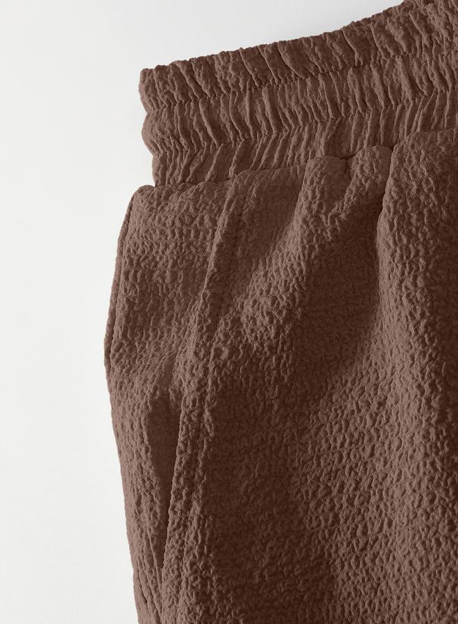 تايك تو طقم قميص بأكمام قصيرة وبنطلون برباط - Image 5